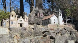 Just a portion of the Ave Maria Grotto in Cullman, Alabama...photo courtesy Wikimedia