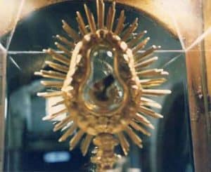 The Eucharistic Miracle preserved in Santarem, Portugal