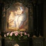Fresco of Our Lady of Ghiara. To be here and see this miraculous fresco is beyond description