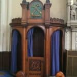 Confessionals in Old Saint Marys in Detroit