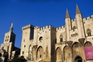 The Palace of the Popes in Avignon, France