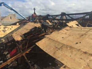 Fire extensively damaged the building, housing the Institute of Christ the King and now your help is needed even more