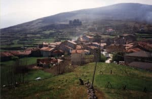 View of the village of San Sebastian of Garabandal