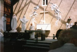 Mass at the Shrine in Knock, Ireland