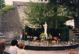 Site of the apparitions in Beauraing, Belgium