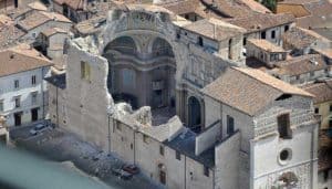 Earthquake damage in L'Aquila