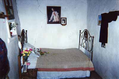 The bedroom of the house where visionary Francisco grew up