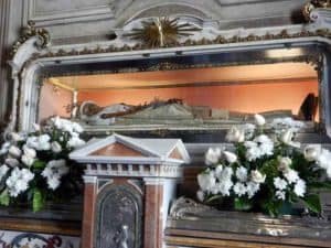 Incorrupt body of Saint Angela Merici in Brescia, Italy