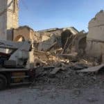 The monastery was completely destroyed in the eathquake