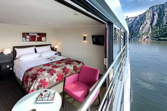 Here is example of a "French Balcony":  your room becomes your balcony.  This is on the Avalon Waterways ship Artistry II