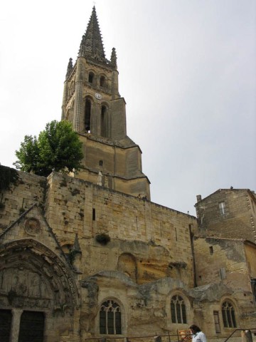 Entrance to the Monolithic Church (courtesy WikiMedia)