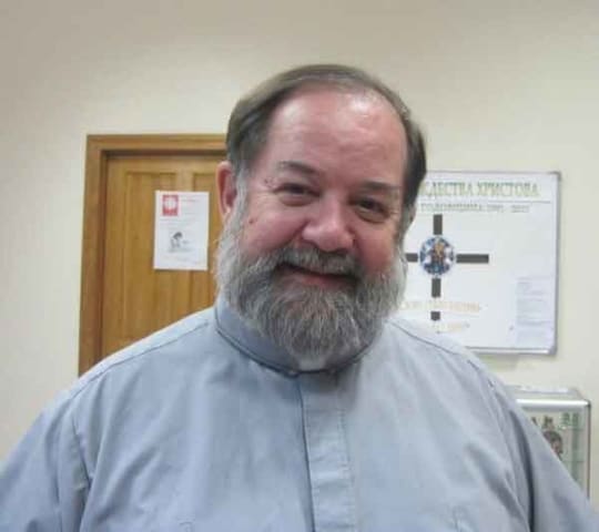 Father David, Pastor of Church of the Nativity in Madagan