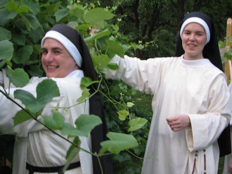 The joys of the religious life are reflected in the faces of the Sisters