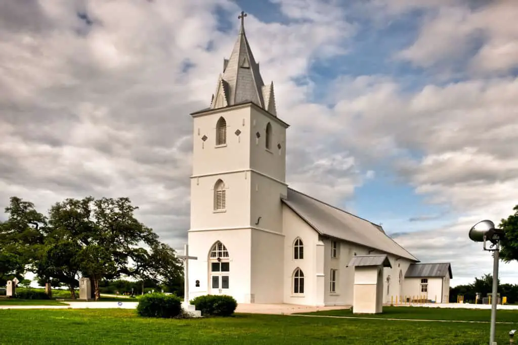 Panna Maria, Texas:  Immaculate Conception Church