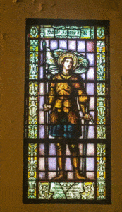 The Joan of Arc Window in St. Augustine Church New Orleans