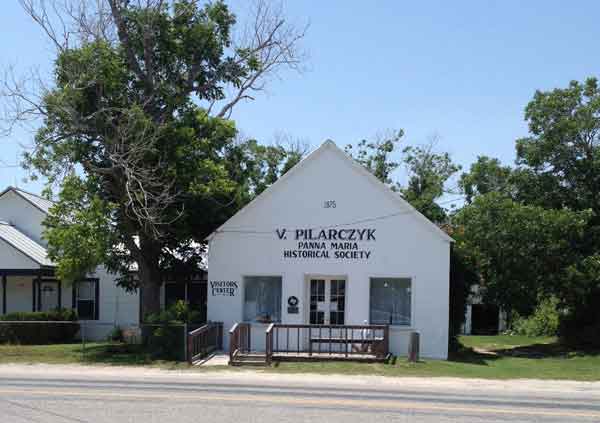 The Historical Society is a good place to start your visit to Panna Maria, Texas