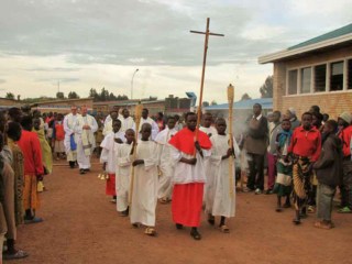 Procession into the Shrine at Kibeho