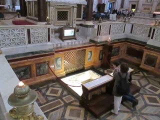 The tomb of Saint Paul, here in the Basilica of Saint Paul's Outside the Walls