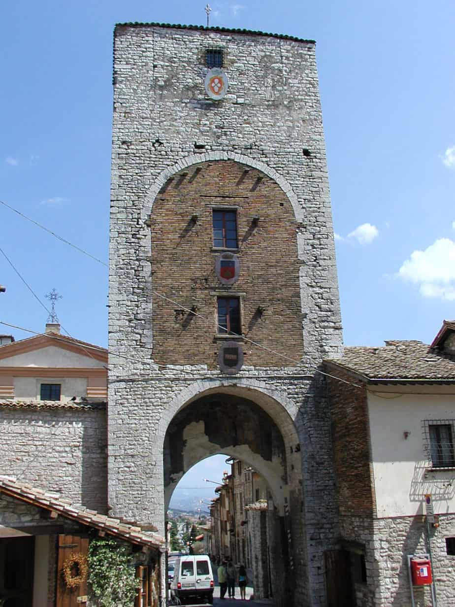 Entrance to the town of Gubbio