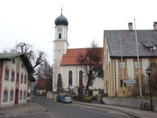 The village church in Oberammergau