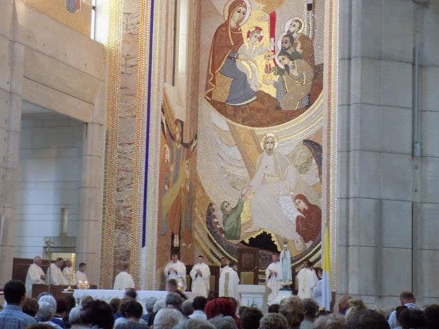 Mass at the John Paul II Center in Krakow