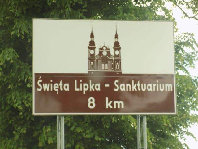 Almost there! Swieta Lipka 8 km