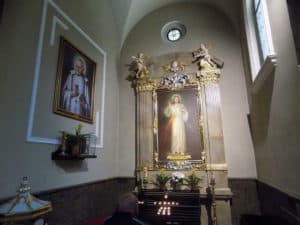 The Divine Mercy side altar