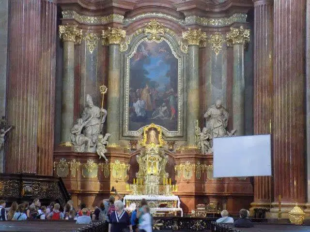 View of the main altar