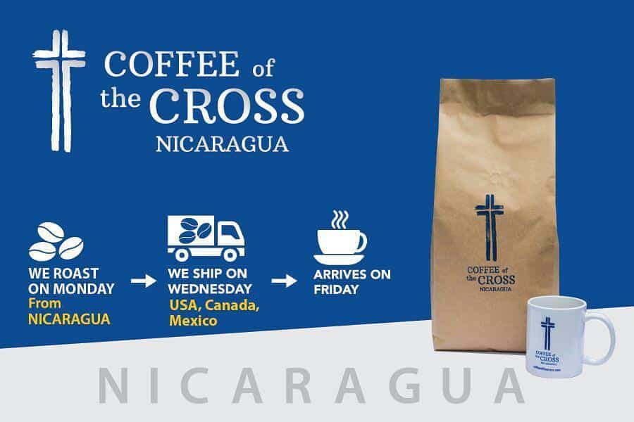 Coffee of the Cross is Roasted on Monday...arrives to you on Friday