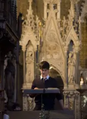 Fr. Lew's godson, Matthew, reads the first reading from Acts 2:1-11 at his Confirmation Mass on Pentecost Sunday 2010.