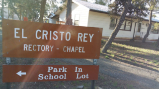 Exterior of El Cristo Rey Chapel in Grand Canyon (Photo courtesy Ana Rodrigueez-Soto, Archdiocese of Miami)