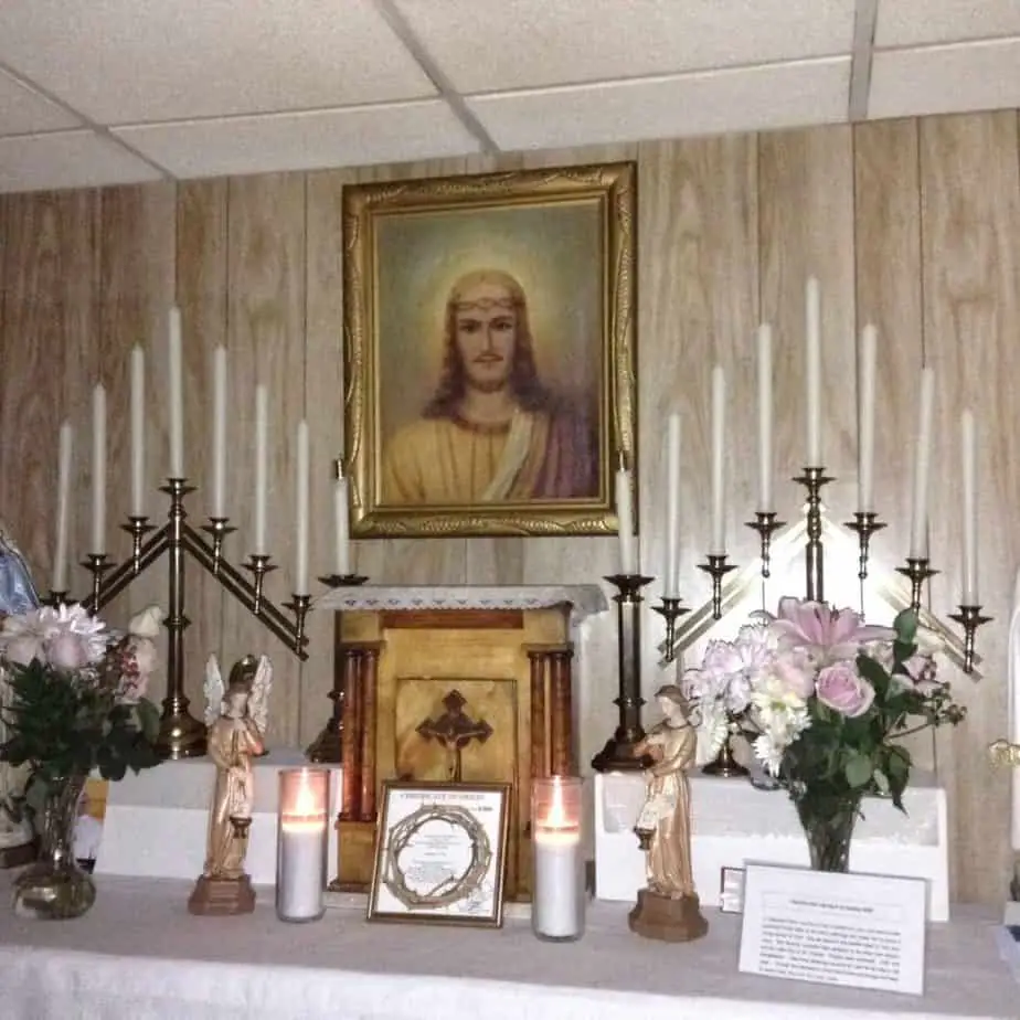The Altar Room in Rhoda Wise House