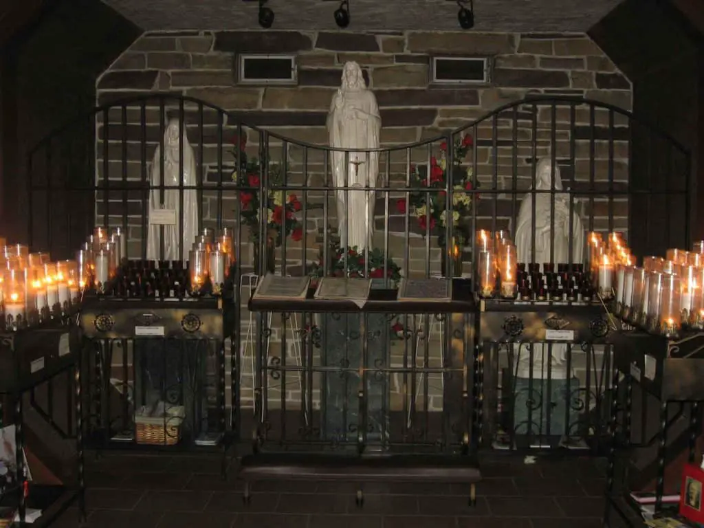 Interior of the Grotto at Rhoda Wise House