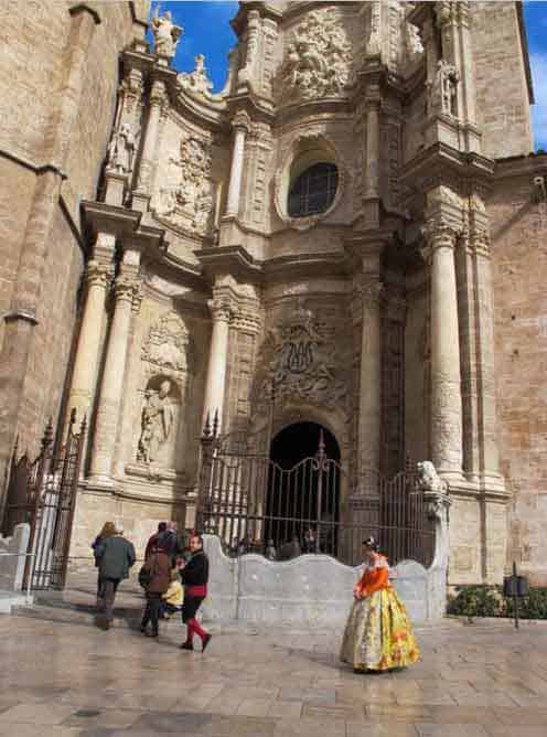 Exterior of the Cathedral in Valencia