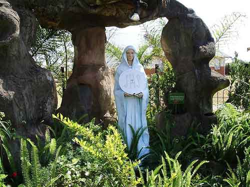 Statue of the Blessed Mother at the Ngaome Shrine