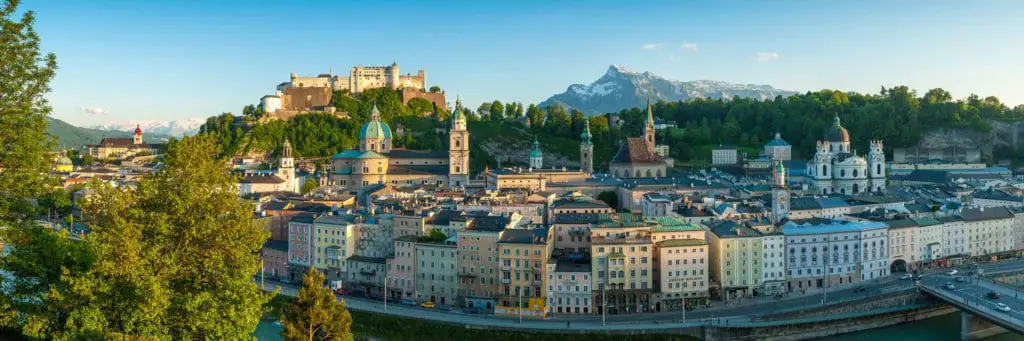 Panorama of the Old Town of Salzburg | © Tourismus Salzburg