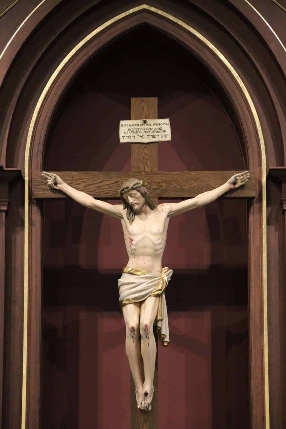 Crucifix in the Church of Saint Jude Fredericksburg, Virginia
