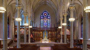 Altar in the Basilica of Old St Patrick's Cathedral