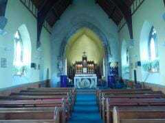 interior of St. Margaret's church in Lerwick, Shetland
