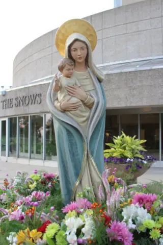 Statue of the Blessed Mother at Shrine of Our Lady of the Snows Belleville, Illinois