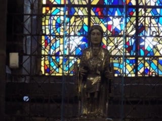 Statue of Our Lady of Orcival in Orcival, France