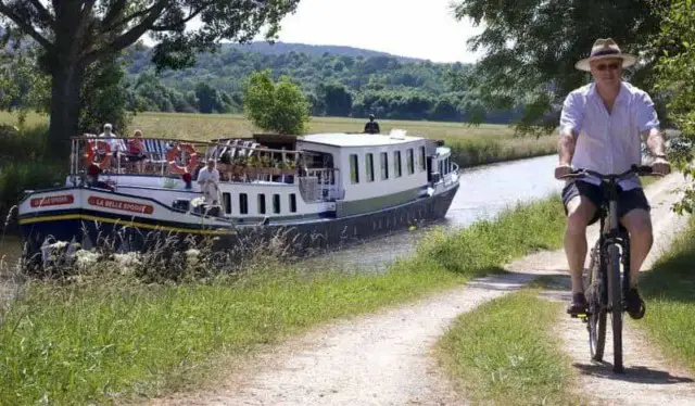 Barge cruises offer a slow pace...and bicycles on board that you can use