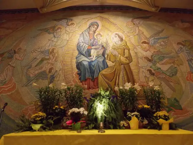 Mosaic of St. Anthony Shrine, Boston, Mass.