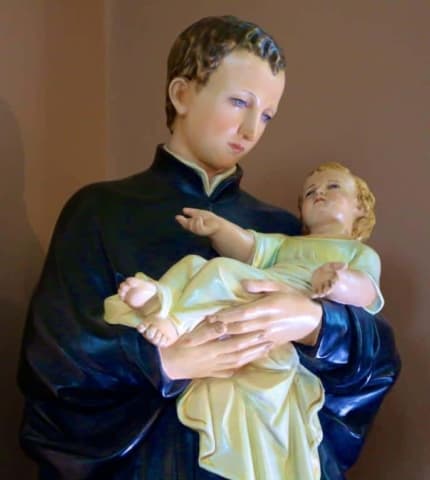 Statue of Saint Stanislaus Kostka in Saint Stanislaus Kostka Church in Chicago