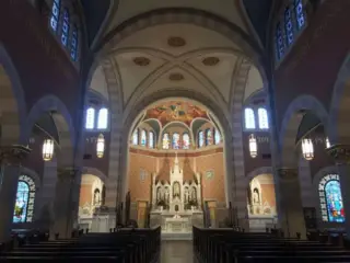 Altar in the Cathedral of the Immaculate Conception in Lake Charles, LA