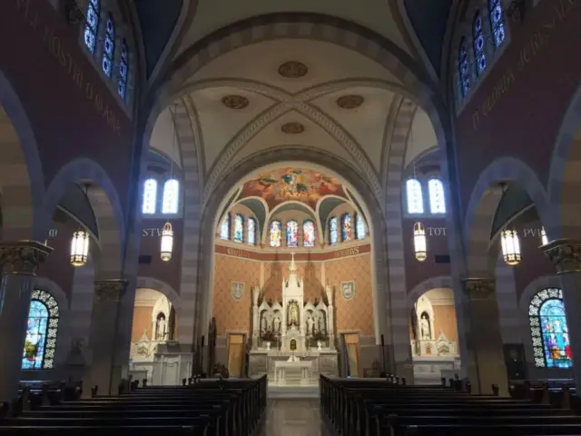 Altar in the Cathedral of the Immaculate Conception in Lake Charles, LA