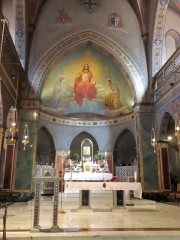 The altar & mirculous icon of our lady of perpetual help at the Church of St. Alphonsus Liguori in Rome