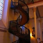 Miraculous staircase in the Loretto Chapel in Santa Fe, New Mexico