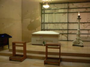 Tomb of Saint Vibiana in Our Lady of the Angels Cathedral, Los Angeles