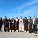 Ground breaking for the Monastery of Our lady of Solitude in Tonaph, Arizona